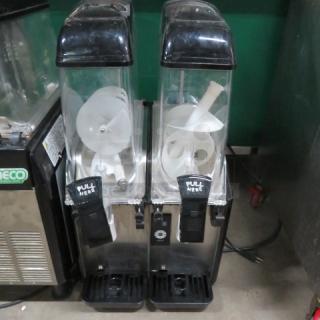 One Elmeco Dual Frozen Drink Machine. #FC2 GREEN. 115 Volt. $2797.00