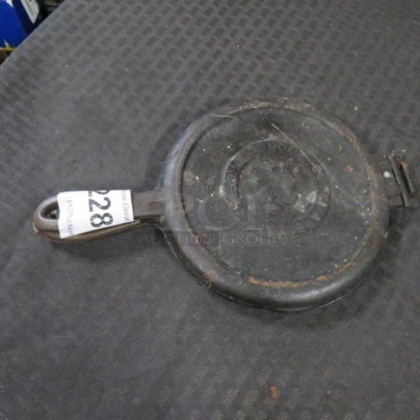 One Cast Iron Waffle Maker. - Image 2 of 2