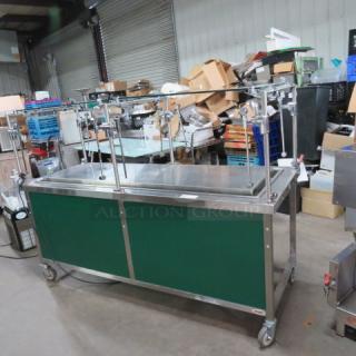 One Eagle Hot Bar With 5 Shelves On Casters. 115 Volt. Model# WF-5. 78X30X56.