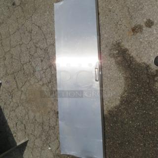 One Stainless Steel Flat Lid. 54X16