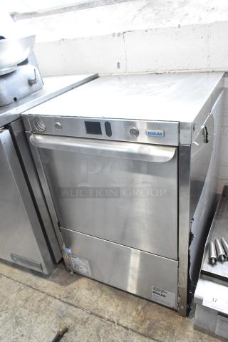 Ecolab E-ULT Stainless Steel Commercial Undercounter Dishwasher. 115 Volts, 1 Phase.