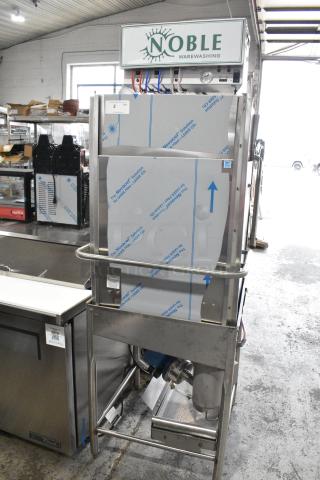 BRAND NEW SCRATCH AND DENT! 2024 Noble WAREFORCE I-HH Stainless STeel Commercial Straight Pass Through Dishwasher. 115 Volts, 1 Phase.