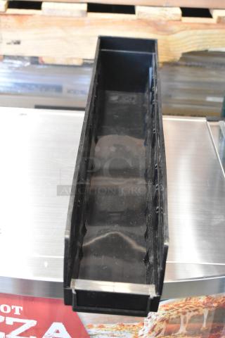 16 BRAND NEW SCRATCH AND DENT! Quantum Black Poly Bins. 16 Times Your Bid!