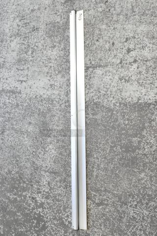 BRAND NEW SCRATCH AND DENT! 407CHA48 Choice 48" x 3 1/2" Aluminum Wall-Mounted Ticket Holder