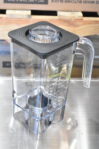 BRAND NEW SCRATCH AND DENT! 4106126751 Hamilton Beach 6126-751 48 oz. AirWhip Frothing Blender Jar and Lid