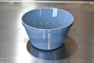 48 BRAND NEW SCRATCH AND DENT! Blue Poly Bowls 48 Times Your Bid!