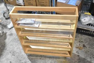 BRAND NEW SCRATCH AND DENT! Mounted Rolling Rack