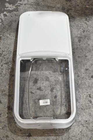 2 BRAND NEW SCRATCH AND DENT! Baker's Lane 176BIN21LID Clear 21 Gallon Ingredient Bin Lid. 2 Times Your Bid!