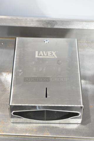 BRAND NEW SCRATCH AND DENT! Lavex Stainless Steel Wall Mount Paper Towel Dispenser