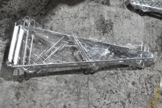BRAND NEW SCRATCH AND DENT! Lot of 6 Chrome Finish Brackets