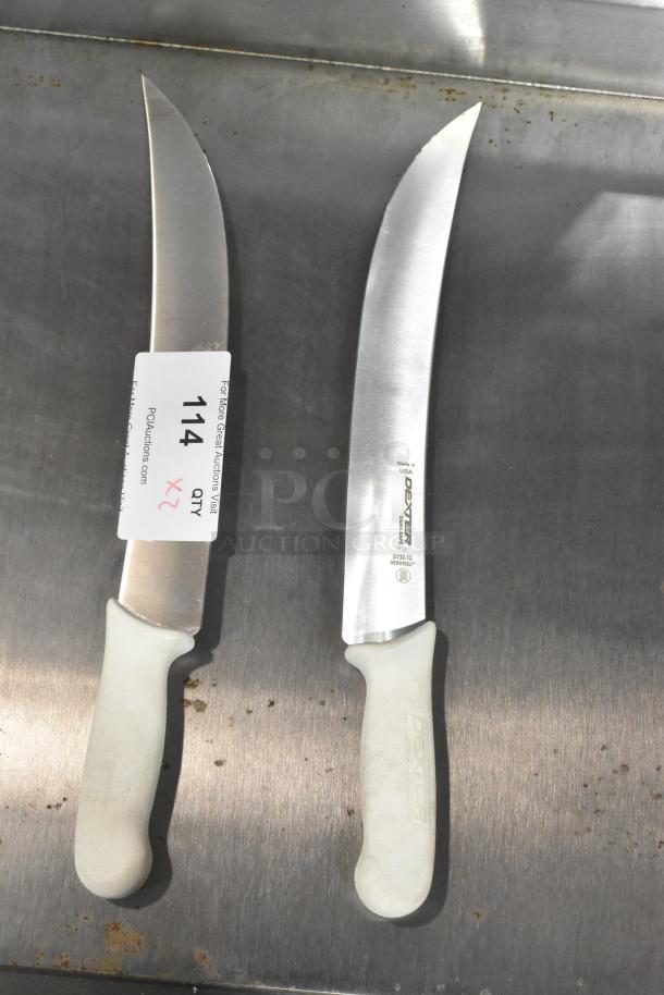 2 BRAND NEW SCRATCH AND DENT! Dexter S132-12 Stainless Steel Knives. 2 Times Your Bid! - Image 1 of 7