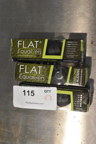 3 BRAND NEW SCRATCH AND DENT! Flat Stabilizers. 3 Times Your Bid!