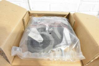 2 BRAND NEW SCRATCH AND DENT! Steelton 465CASTER4 4" Poly Casters - 2 with Brakes - 4/Pack. 2 Times Your Bid!