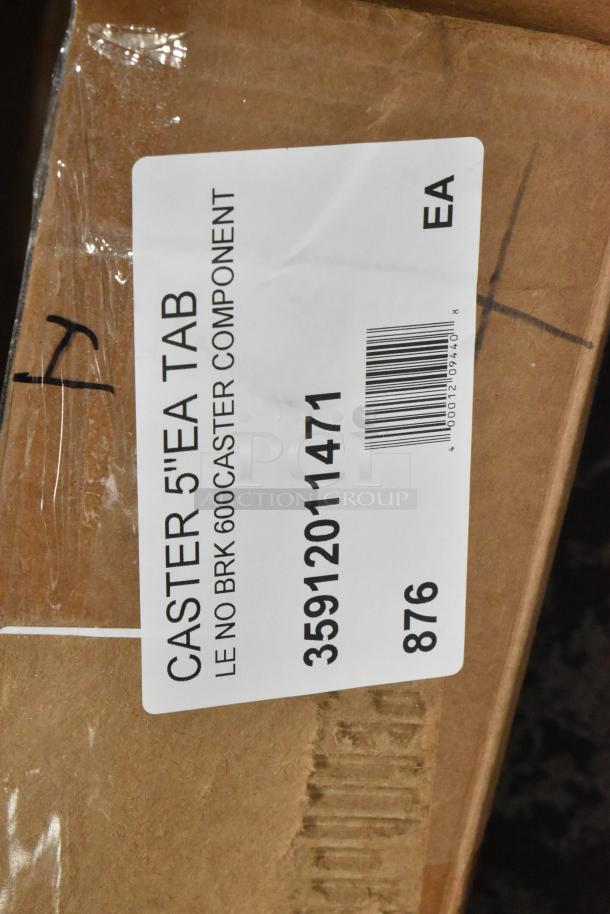 BRAND NEW SCRATCH AND DENT! Box of 4 Commercial Casters - Image 6 of 6