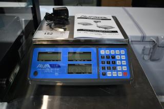 BRAND NEW SCRATCH AND DENT! AvaWeigh 334PCS40 40 lb. Digital Price Computing Scale