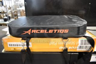 4 IN ORIGINAL BOX! Aceletide 20" Heated Spectator Plus Chair Pad. 4 Times Your Bid!