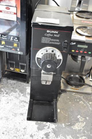 Bunn G1 HD Metal Commercial Countertop Coffee Bean Grinder. 120 Volts, 1 Phase. - Item #1188503