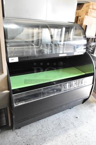 Federal Industries SSRC5052 Metal Commercial Floor Style Grab N Go Merchandiser w/ Top Display Case on Commercial Casters. 208-240 Volts, 1 Phase.