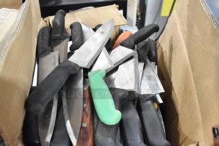 75 SHARPENED Stainless Steel Knives Including Chef Knife. 75 Times Your Bid!