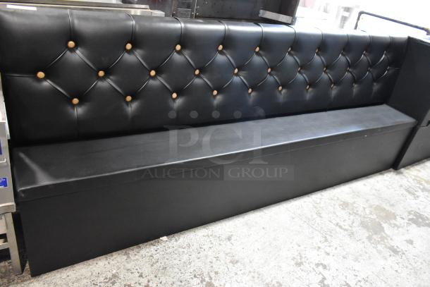 2 Black Single Sided Booth. Includes 112x19x42. 2 Times Your Bid! - Image 2 of 5