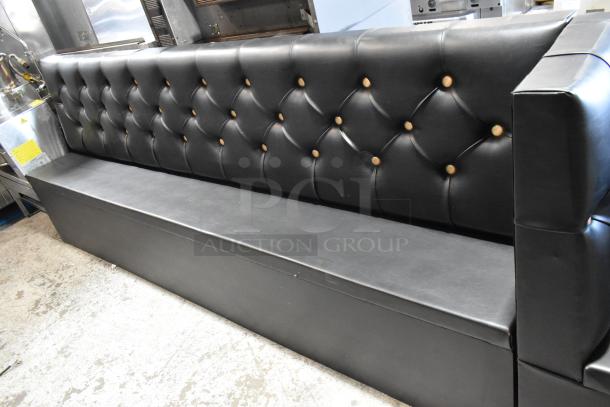 2 Black Single Sided Booth. Includes 112x19x42. 2 Times Your Bid! - Image 5 of 5