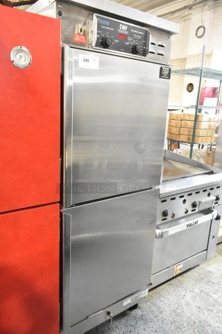 Winston HA4022GE CVap Stainless Steel Commercial Heated Holding Rack on Commercial Casters. 120 Volts, 1 Phase.