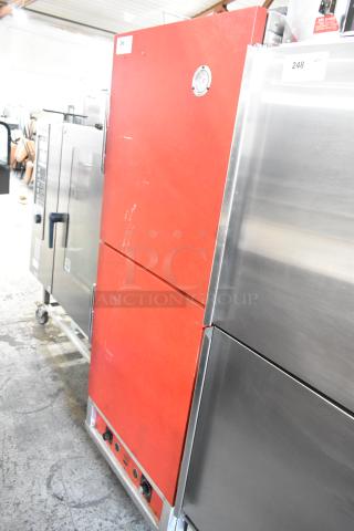 CresCor H137UA12 Metal Commercial Heated Holding Rack on Commercial Casters. 120 Volts, 1 Phase.