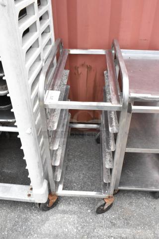 Pan Transport Rack on Commercial Casters