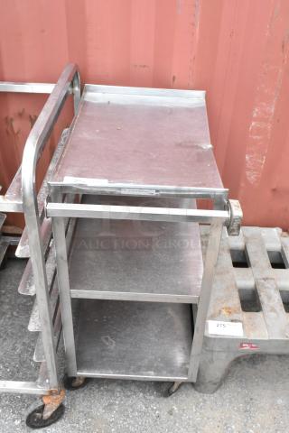 Metal 3 Tier Cart on Commercial Casters.