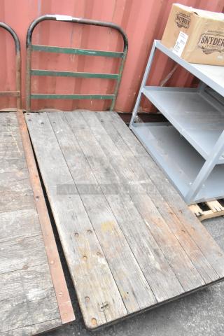Flat Cart on Commercial Casters.