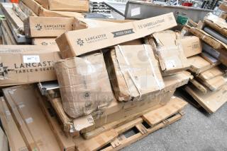 15 BRAND NEW SCRATCH AND DENT! Items Including 427UMFAS09BK UMBRELLA FRAME ALUMINUM SQUARE, PULLEY, 9' BLACK, 427UMFAR75WG UMBRELLA FRAME ALUMINUM ROUND, 7.5' WOOD GRAIN, 427TB2222 Table Base, 600DOS1260 Regency Stainless Steel Double Deck Overshelf - 12" x 60" x 32", 424OMS2844 Avantco 44" x 28" Stainless Steel Omelet / Pasta Station Base, 91124X36BGLS Dynamic by 360 Office Furniture 36" x 24" Frameless Wall-Mount Black Glass Dry Erase Board. 15 Times Your Bid!
