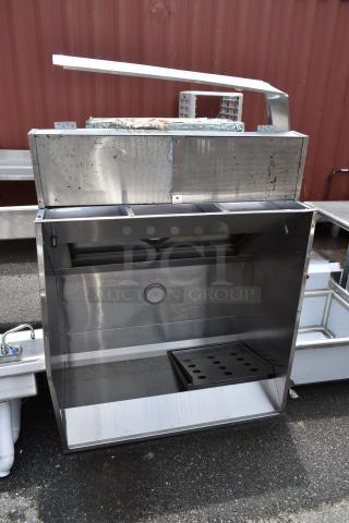 4' CaptiveAire 4830 ND-2 Stainless Steel Commercial Grease Hood w/ Return Air System.