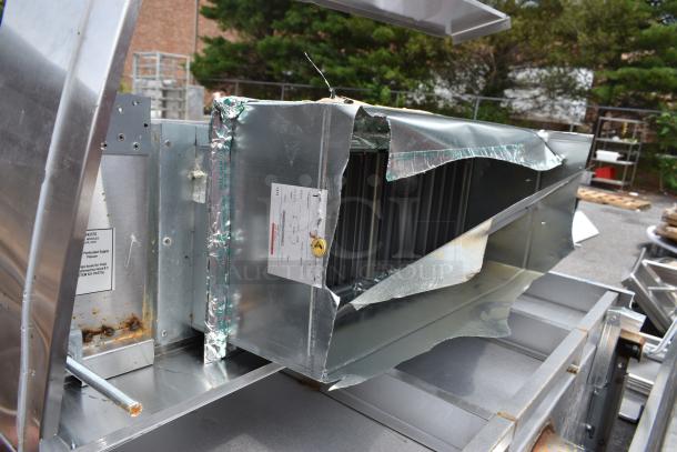 4' CaptiveAire 4830 ND-2 Stainless Steel Commercial Grease Hood w/ Return Air System. - Image 11 of 12
