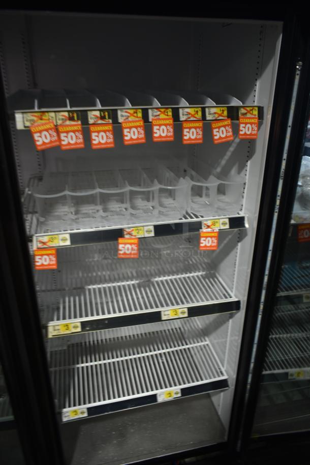 2016 True GDM-72-HC Metal Commercial 3 Door Reach In Cooler Merchandiser w/ Poly Coated Racks. 115 Volts, 1 Phase. Tested and Working! - Image 6 of 10