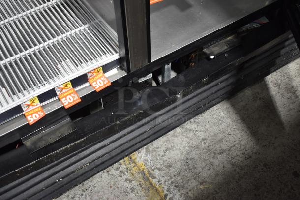 2016 True GDM-72-HC Metal Commercial 3 Door Reach In Cooler Merchandiser w/ Poly Coated Racks. 115 Volts, 1 Phase. Tested and Working! - Image 8 of 10