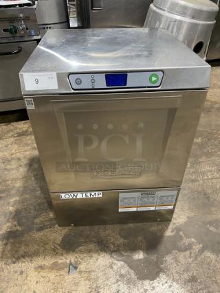 Hobart! New Body Style! LXe Series Commercial Stainless Steel Undercounter Low Temperature Dishwasher! With Full Size Peg Rack! Model: LXEC SN: 231170303! 120V 1 Phase!