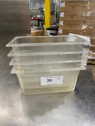 Lot Of Commercial Clear Polycarbonate Food Pans! ALL ONE MONEY!