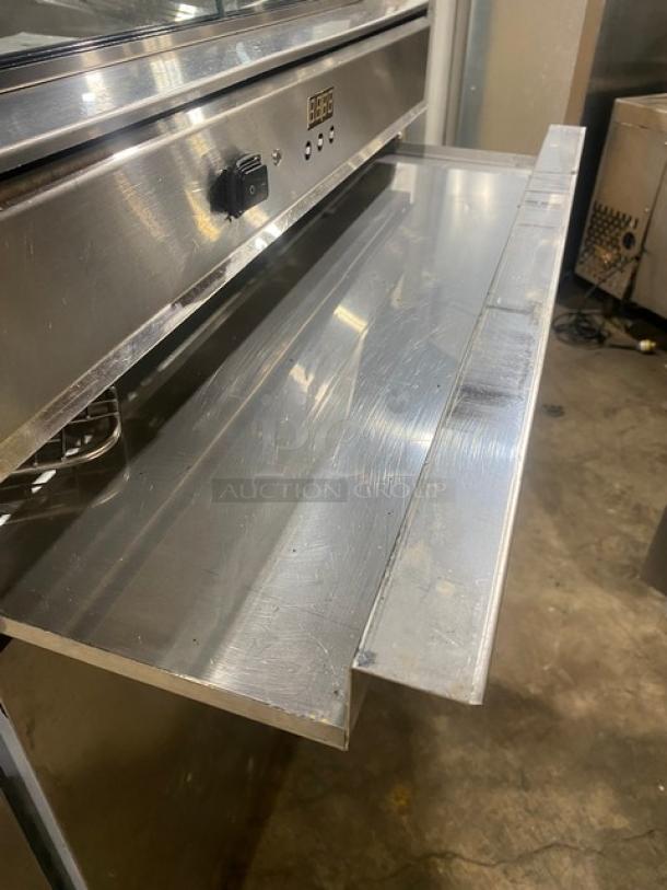 Auntie Anne's Style Commercial Stainless Steel Electric Powered Countertop Heated Pretzel Merchandiser Display Showcase! With Rear Sliding Doors! - Image 7 of 8