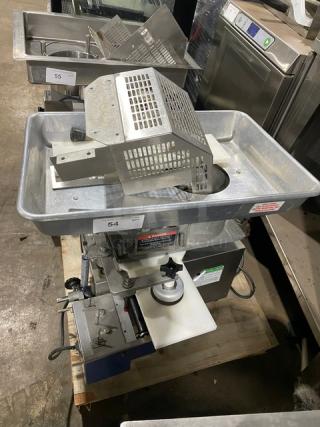 Patty-O-Matic Commercial Stainless Steel Electric Powered Countertop Automatic Patty Forming Machine! Model: PROTEGE! 115V 1 Phase! WORKING WHEN REMOVED!