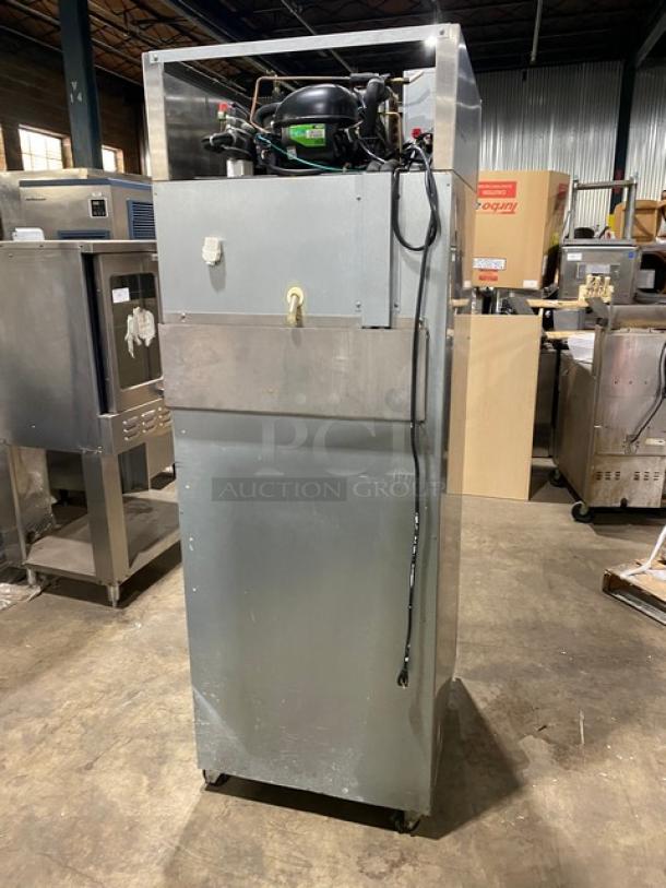 Hoshizaki Commercial Stainless Steel Solid Single Section Half Door Reach-In Refrigerator! Energy Star Certified! With Pan Slides! Model: CR1S-HS SN: F60066B! 115V 1 Phase! On Casters! - Image 2 of 10