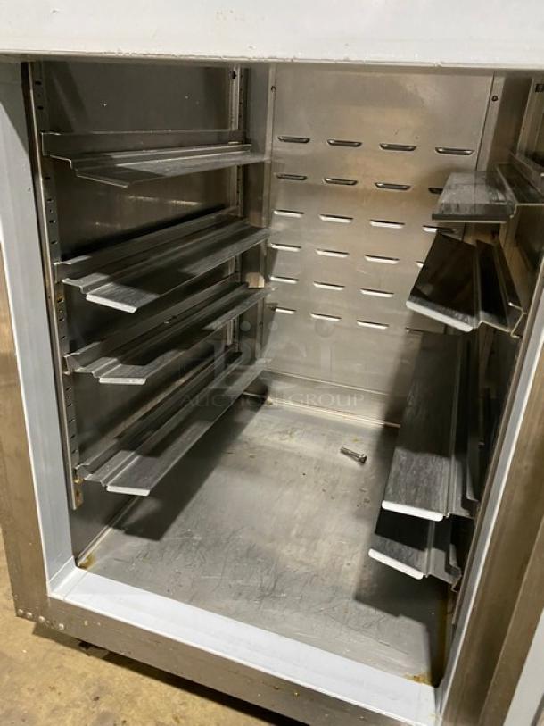 Hoshizaki Commercial Stainless Steel Solid Single Section Half Door Reach-In Refrigerator! Energy Star Certified! With Pan Slides! Model: CR1S-HS SN: F60066B! 115V 1 Phase! On Casters! - Image 6 of 10