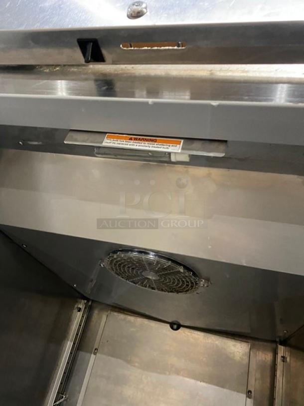 Hoshizaki Commercial Stainless Steel Solid Single Section Half Door Reach-In Refrigerator! Energy Star Certified! With Pan Slides! Model: CR1S-HS SN: F60066B! 115V 1 Phase! On Casters! - Image 7 of 10