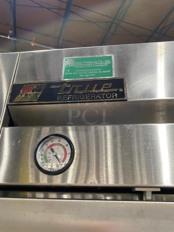 True Commercial Stainless Steel Solid Single Door Reach In Refrigerator! With Poly Coated Wire Rack! With Left Hinged Door! Model: T-23 SN: 1-3483323! 115V 1 Phase! On Casters! - Image 8 of 9
