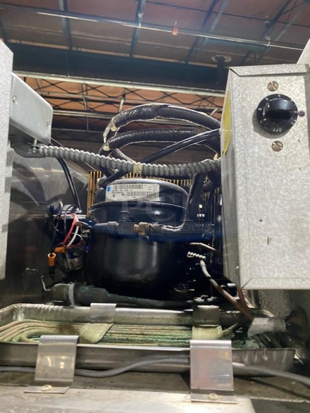 Traulsen Commercial Stainless Steel Single Section Half Door Reach In Refrigerator! With Built In Pan Slides! Model: AHT-1-32WUT SN: M9374206N! 115V 1 Phase! On Casters! - Image 9 of 9