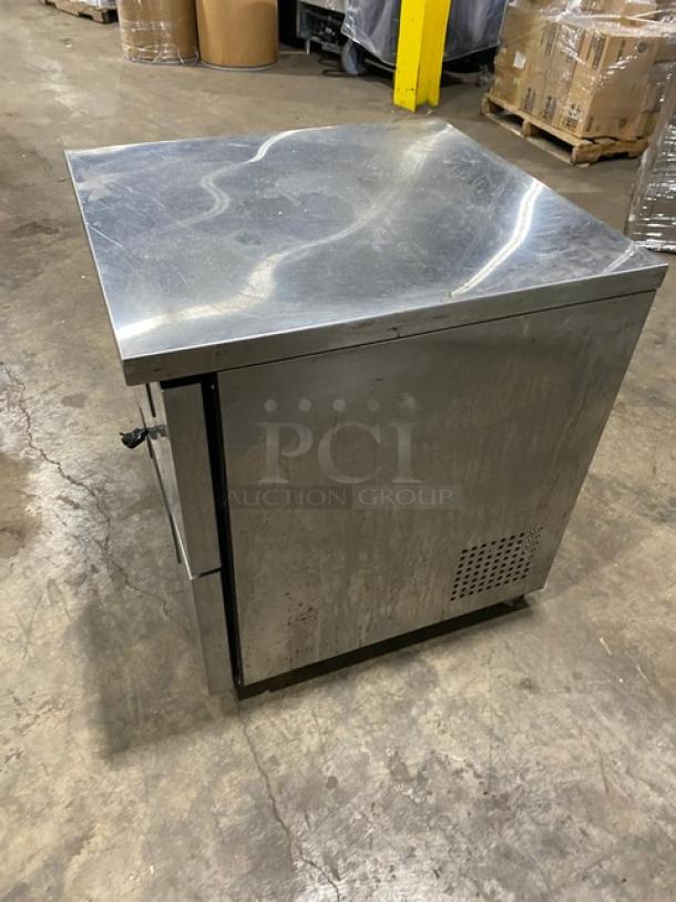 True Commercial Stainless Steel 2 Drawer Undercounter Worktop Refrigerator! Model: TUC-27D-2 SN: 7385235! 115V 1 Phase! On Casters! - Image 2 of 7