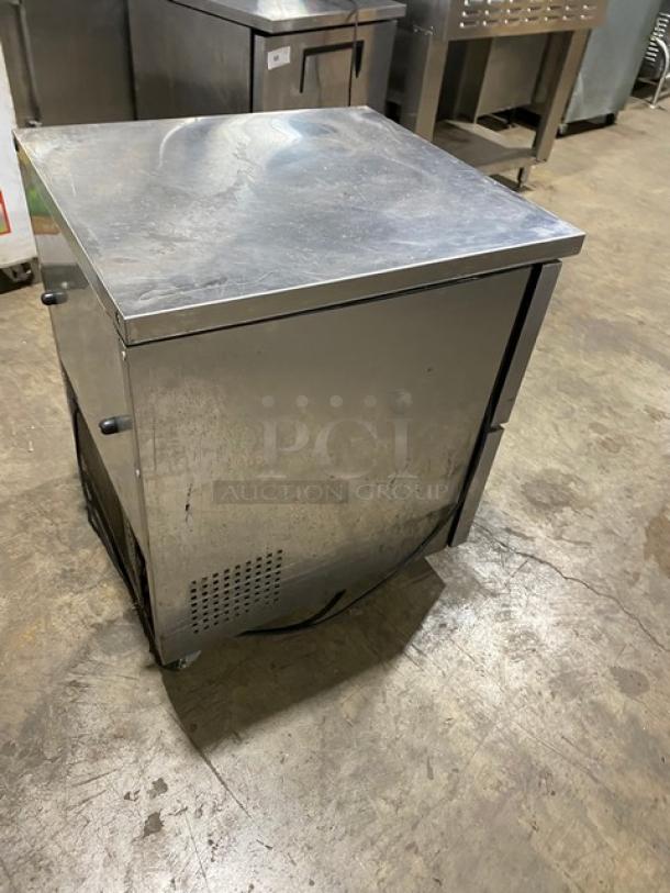 True Commercial Stainless Steel 2 Drawer Undercounter Worktop Refrigerator! Model: TUC-27D-2 SN: 7385235! 115V 1 Phase! On Casters! - Image 4 of 7