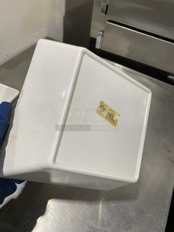 American Metalcraft Commercial White Square Bowls! ALL ONE MONEY! - Image 4 of 4