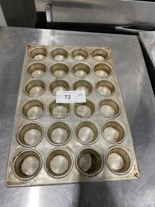Commercial Heavy Duty 24-Count Cupcake/Muffin Pan!