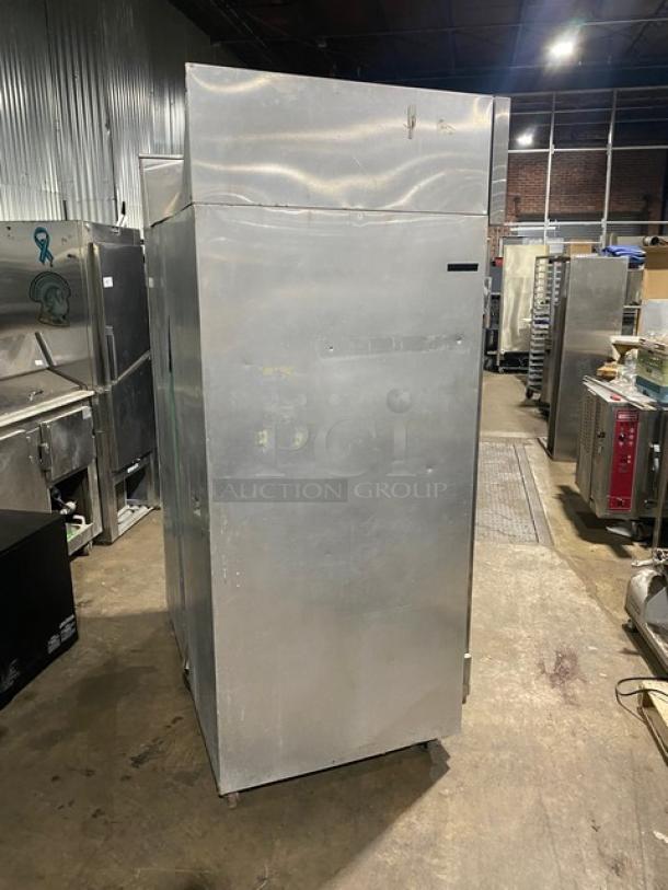 Continental Commercial Stainless Steel Solid 2 Door Reach In Freezer! With Pan Slides & Poly Coated Wire Racks! Model: 2F SN: 146A2590! 115V 1 Phase! On Casters! - Image 3 of 9