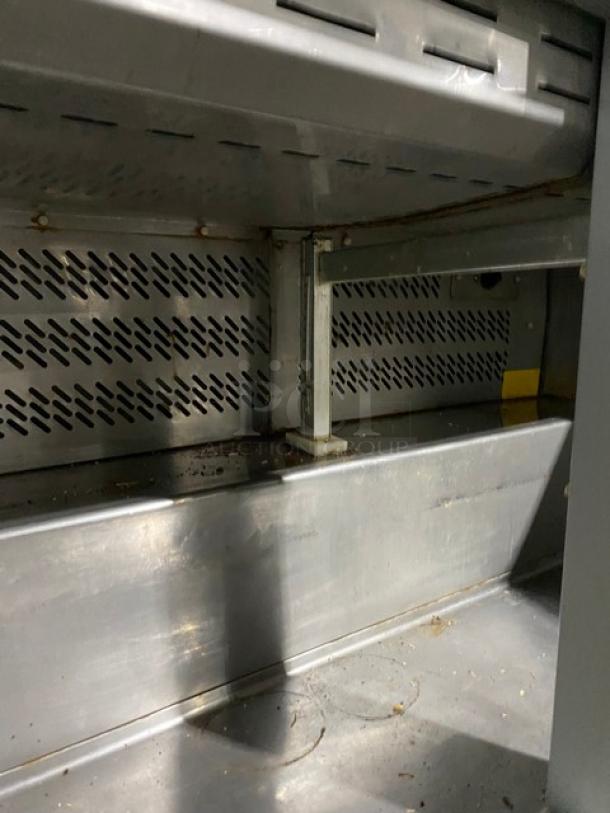 Fagor Commercial Stainless Steel 2 Door Refrigerated Bain Marie Style Mega Top Salad/Sandwich Prep Table! With Cutting Board! Model: FST-48-12 SN: 11100920M! 115V 1 Phase! On Casters! - Image 6 of 9